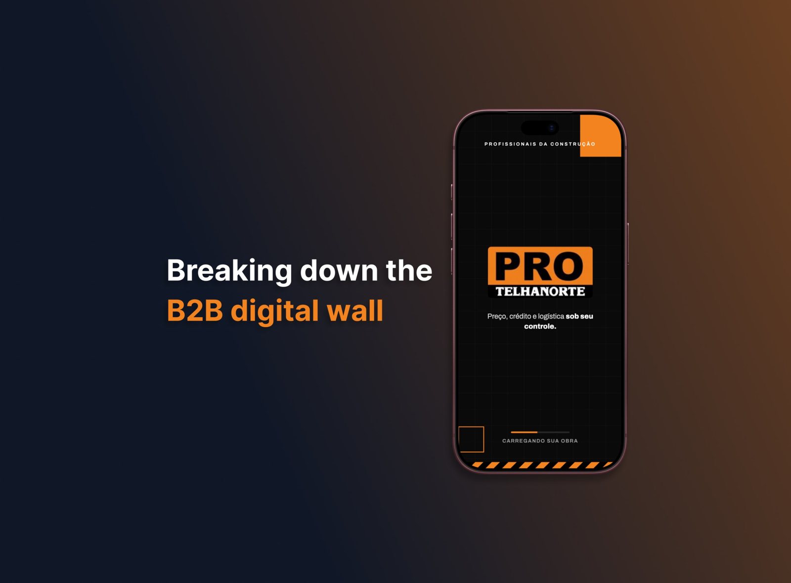 Pro Telhanorte app splash screen