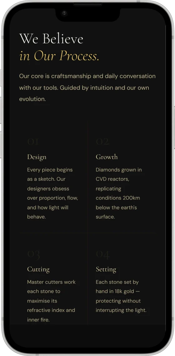 Lumière mobile process section